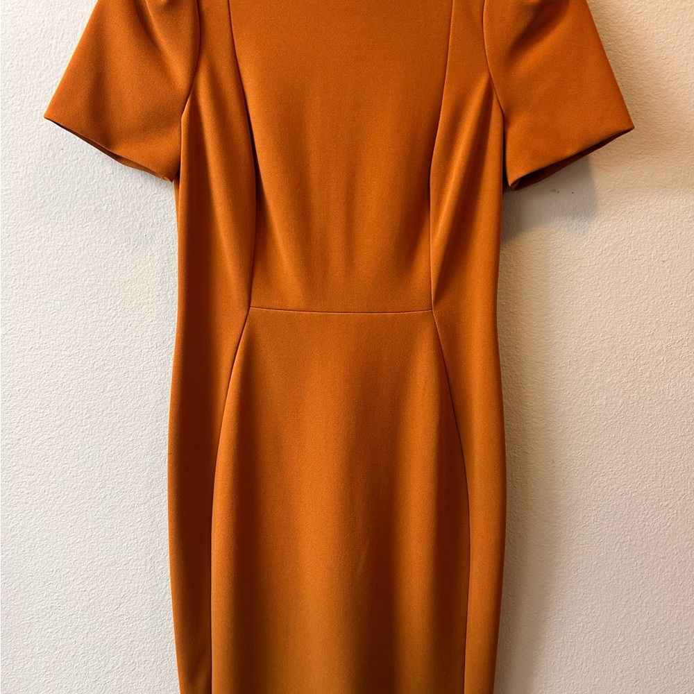 Calvin Klein Vibrant Orange Mini Dress